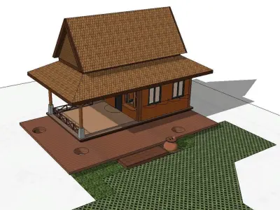 Tropical pavilion version 2 3D model