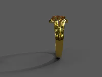 High-Quality 3D Ring Model Low-poly 3D model 30