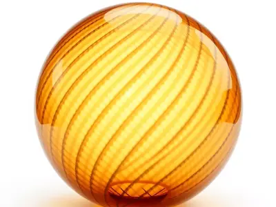 Amber Glass Swirled HQ PBR Textures Set Texture