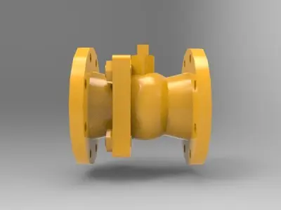 ball valve 3D print model