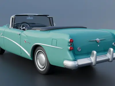 Buick Century Convertible 1954 3D print model