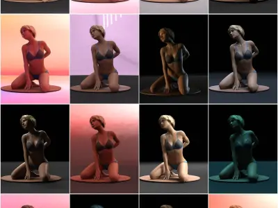 Multi-Purpose Studio HDRI Pack Glamour Hot Showcase Texture