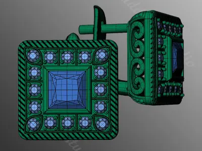Earrings od94 3D print model