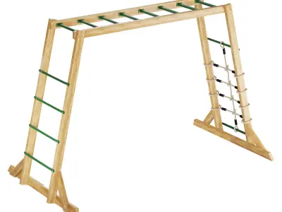 FREESTANDING MONKEY BARS 3D model
