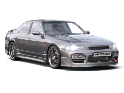 Nissan Skyline Hr 33 4door CR 3D model