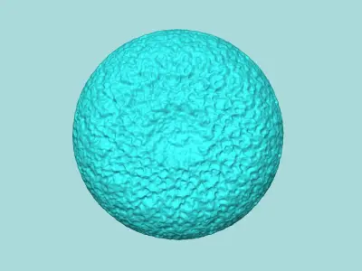 Sunflower Center 06 - Silicone Mold Maker - Template 3D print model