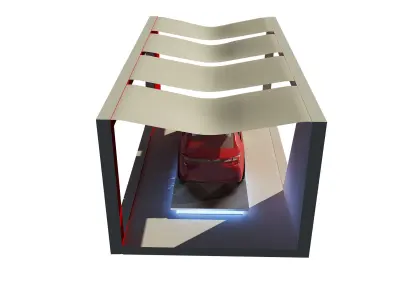 Booth Exhibition Stand a528 3D model