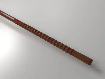 Woodball Mallet 3D model