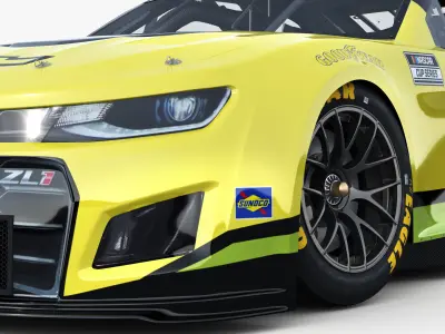 Chevrolet Camaro Nascar NextGen 2024 Template Update 3D model 3D model