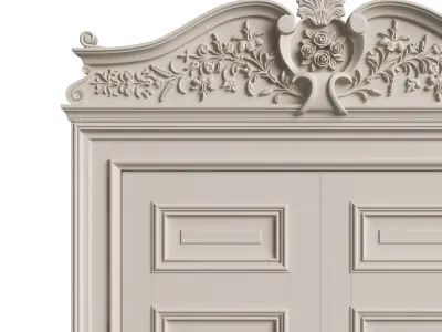 Classic Doors 07 3D model