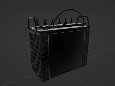 Generic Tubular battery 3D model