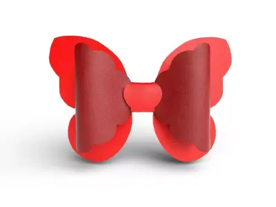 Bow 03 Low-poly 3D model