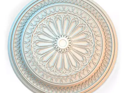 Rosette classic 3D model