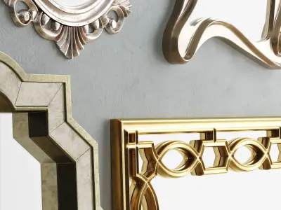 Mirror Collection Set 06 3D model