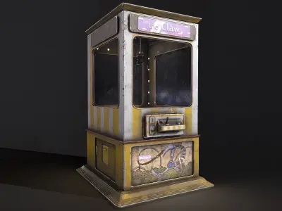 Pack Claw Mashines Game Ready  Low-poly 3D model