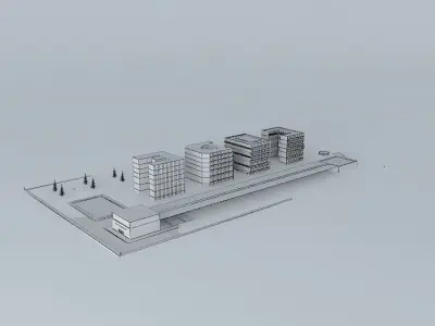 Code colony 3D model
