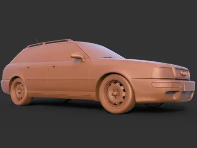 Audi 80 SW 3D print model