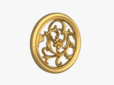 Classic decor ornament 262 3D model