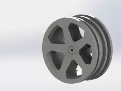 RC Car Wheel Truck Rim Offroad 3D print model