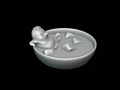 Penguin Paperclip box 3D print model