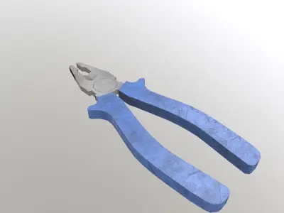 Low Poly Pliers Low-poly 3D model