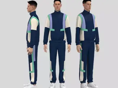 Man Track Suit 3D model