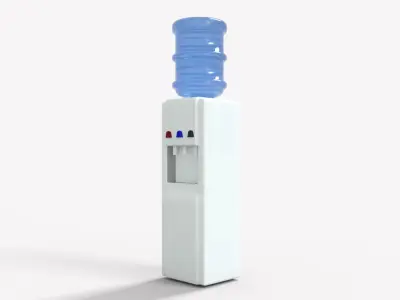Water dispenser Medical Low-poly 3D model