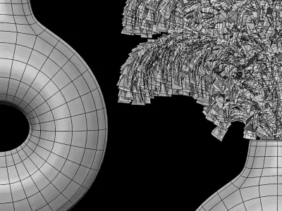 Vase dee Pampas 2 3D model