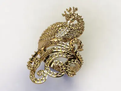 women ring design R58 3D model