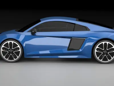 Audi R8 E-Tron 2016 3D model