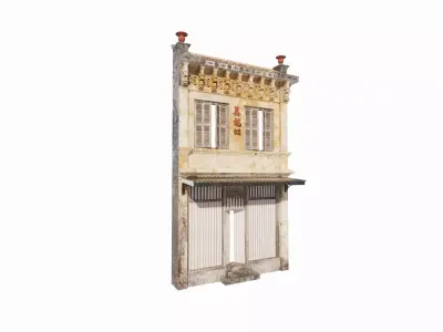 Traditional Hanoi Residence 3D Rendering 3D Printing 3D print model