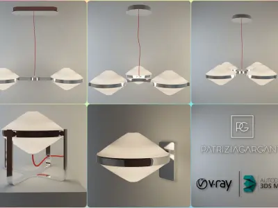 VELASCA LIGHT COLLECTION OF PATRIZIA GARGANTI 3D Model 3D model