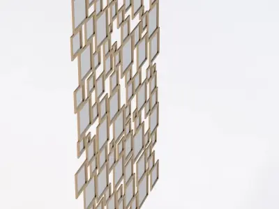 Isabella Mirror by Zgallerie 3D model