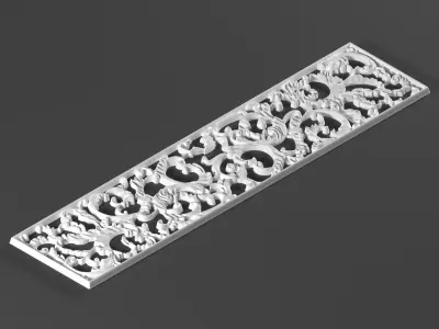 5 ornamental classic decoration 3d model kitbash vol 37 3D model