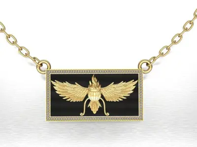 Zoroastrian Symbols 3D print model