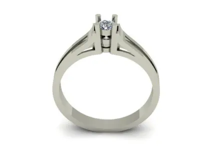 wedding ring 3D print model