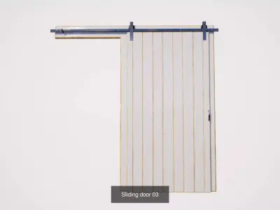 Sliding doors bundle 3D Model Collection