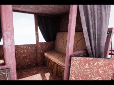 The Carriage 5 Low-poly 3D model