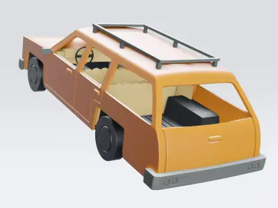 MARGE SIMPSON CAR 3D model