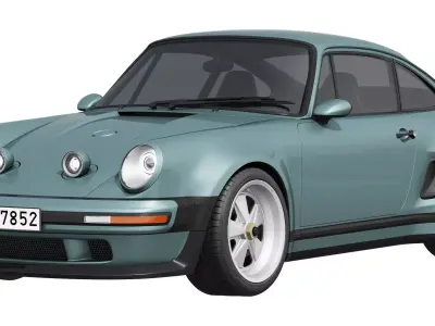 Singer Porsche 911 Carrera Coupe 2025 3D model