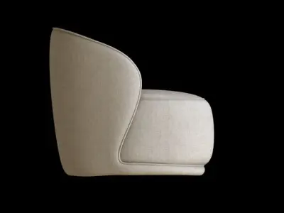 La Pipe Lounge Chair By IDA LINEA HILDEBRAND 3D model