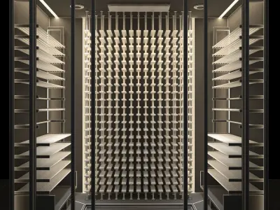 Wine Cellar 4 3D model