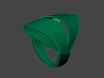 Plain Ring Women Ready STL 3DM Models Womens Rings 3D models 3D print model 40