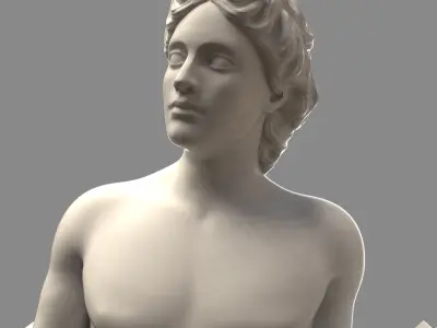 Apollo Statue 3D model