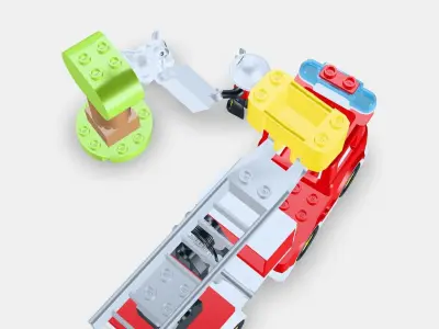 LEGO DUPLO Fire Engine 10969 3D model