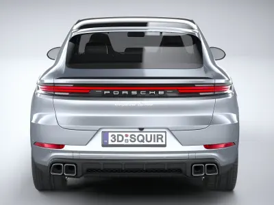 Porsche Cayenne Turbo E-Hybrid Coupe 2024 3D model