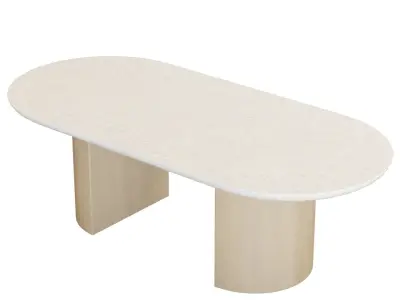 Crate and Barrel Vernet Coffee Table 3D model