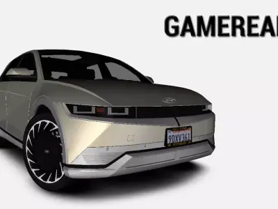 Hyundai Ioniq 5 Limited US-Spec 2023 Gameready Low-poly 3D model