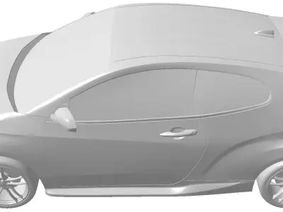 Toyota GR Yaris 2022 solid for CFD or 3D printing 3D model 3D model