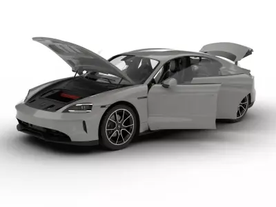 Porsche 911 Carrera 4S HQ 2025 3d model 3D model